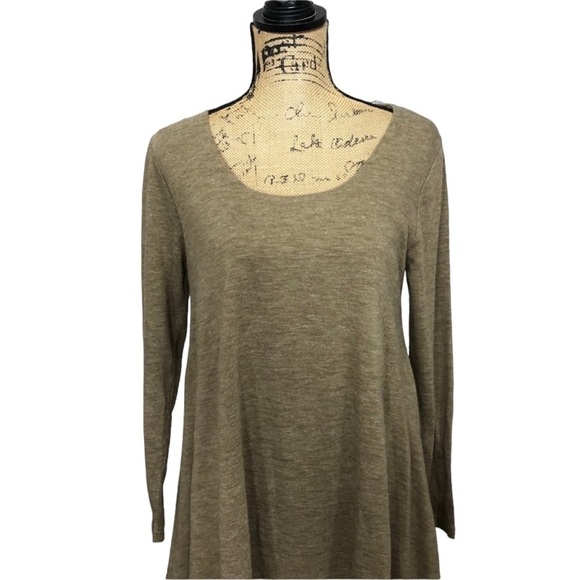 UMGEE Mocha Lightweight Layered Sweater Tunic - Picture 5 of 13